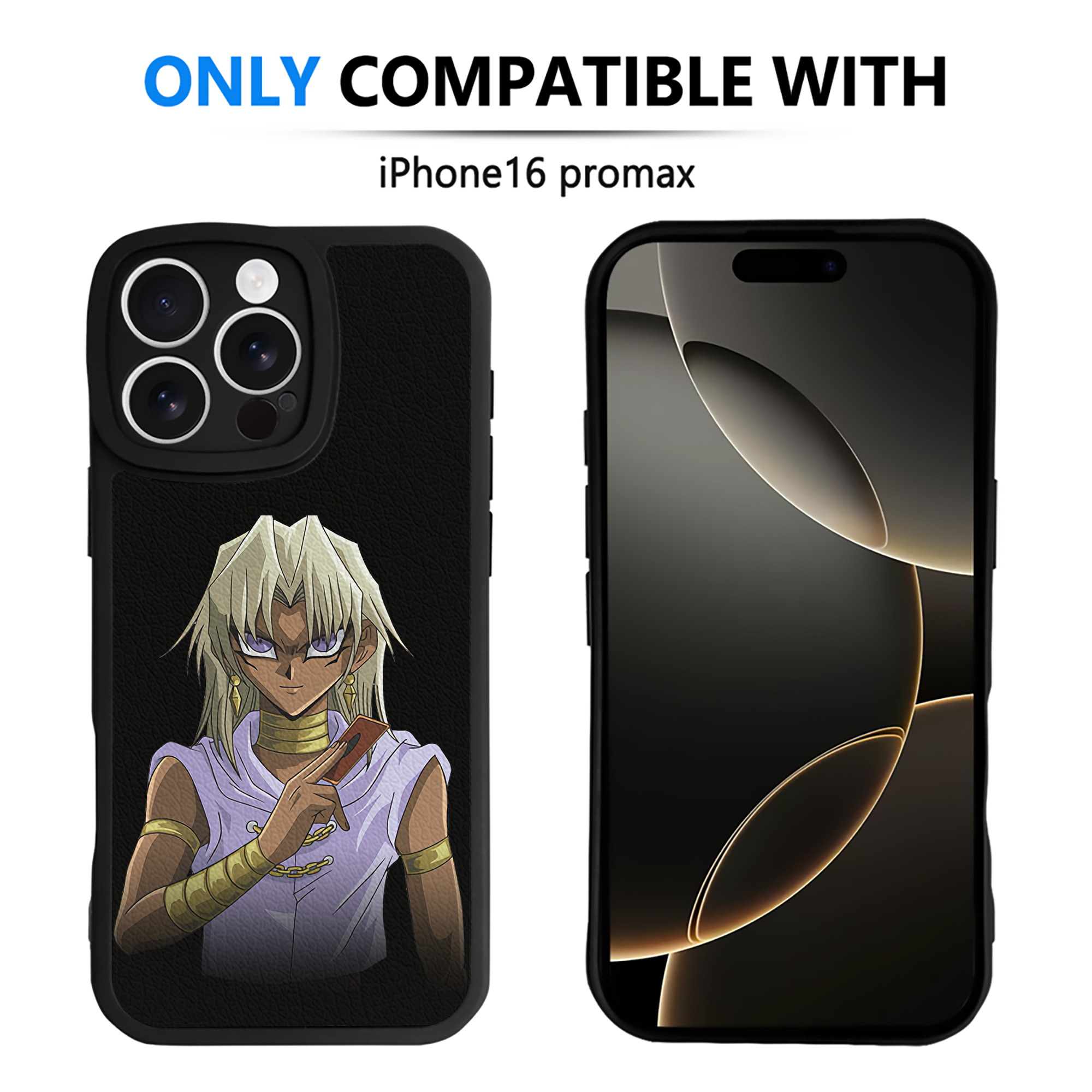 遊☆戯☆王 Yu-Gi-Oh! 【iPhone 16シリーズ対応】シリコンスマホケース（レザー調） 材質：シリコン